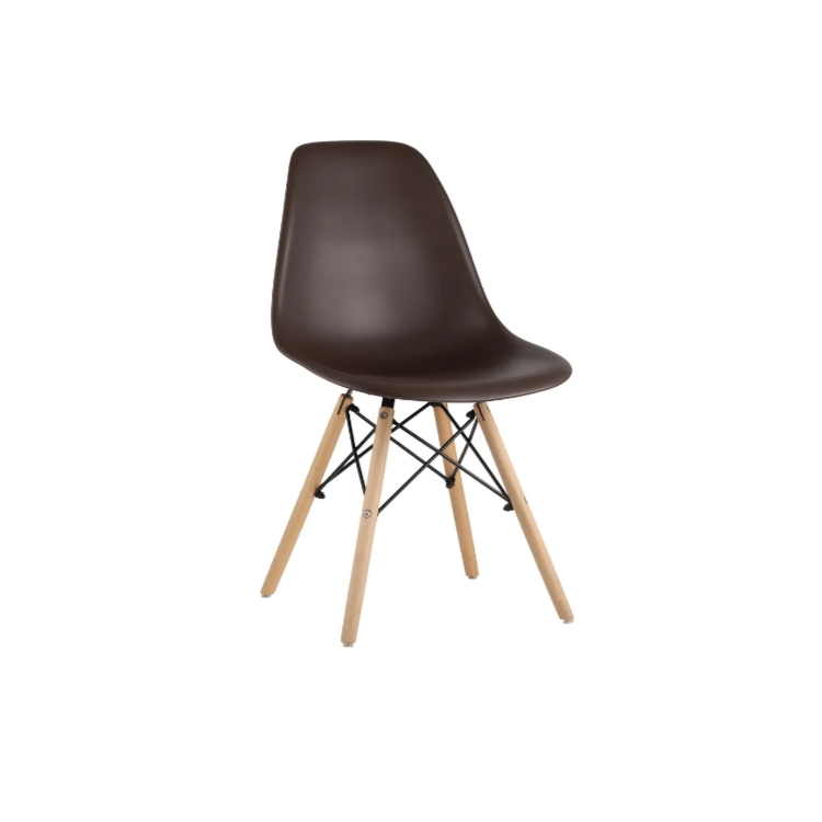 Стул пластиковый Клен Eames сгр022/5 собранный каркас (коричневый)