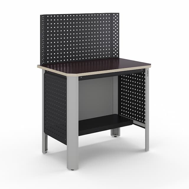 Верстак слесарный безтумбовый с одинарным экраном Kobor Expert MW/P1-80/70
