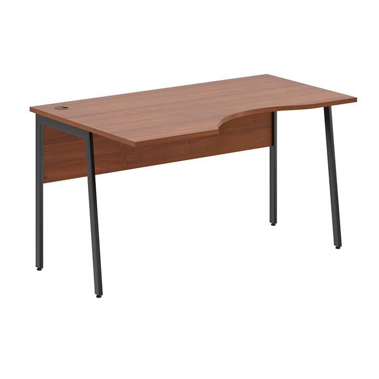 Стол прямой Skyland СА-2P(L) орех французский/антрацит 1400х900х755 IMAGO PLUS
