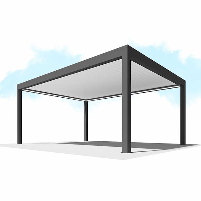 Пергола Сити-Форм Pergola В500-25П Bioclimatic  с поворотными ламелями ЛАМЕЛЬ 250 X 53 (8,0х2,5) 1 модуль