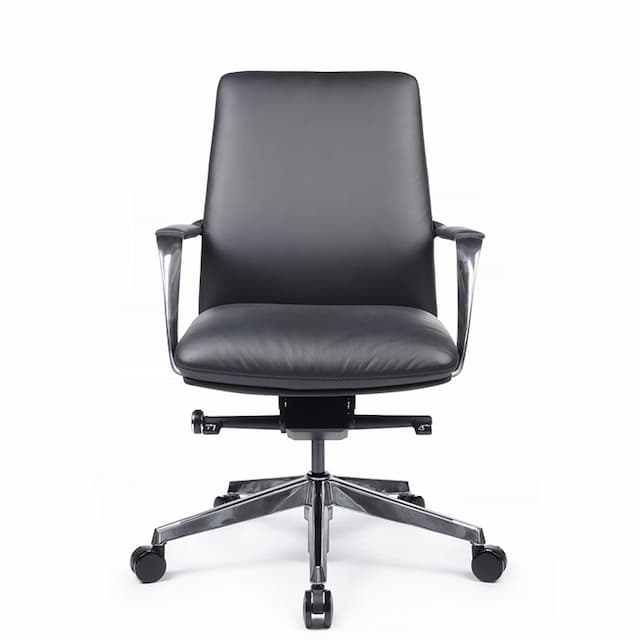 Кресло Pablo-M B2216-1 Чёрный (3A MND9901) натуральная кожа