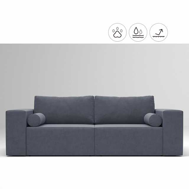 Диван Мастерфабрик Линдайв Saga grey ткань рогожка