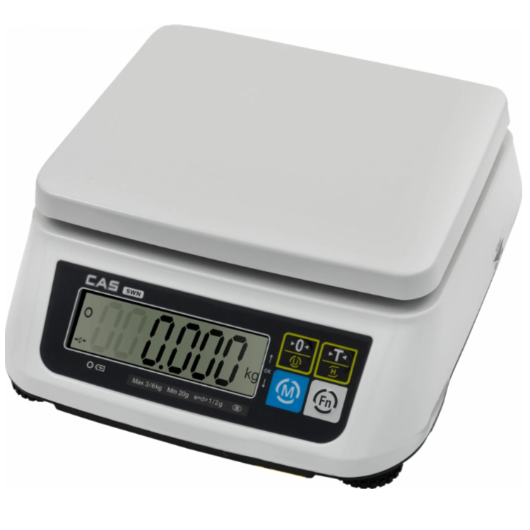 Весы настольные порционные CAS SWN-06 (SD) RB