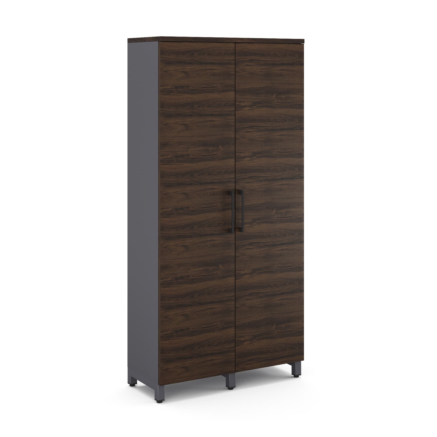 Шкаф распашной Kobor HR/5-90/60/M graphite/charlston
