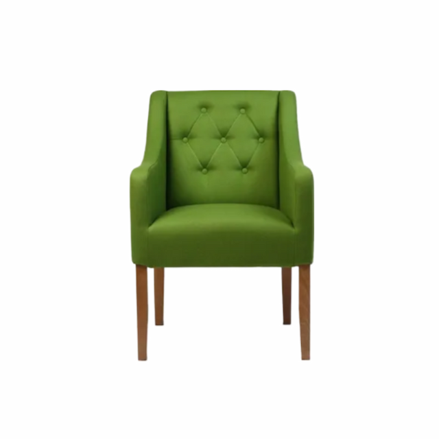 Кресло Клен Толедо пдк037/1 с мягким сиденьем (зеленый)