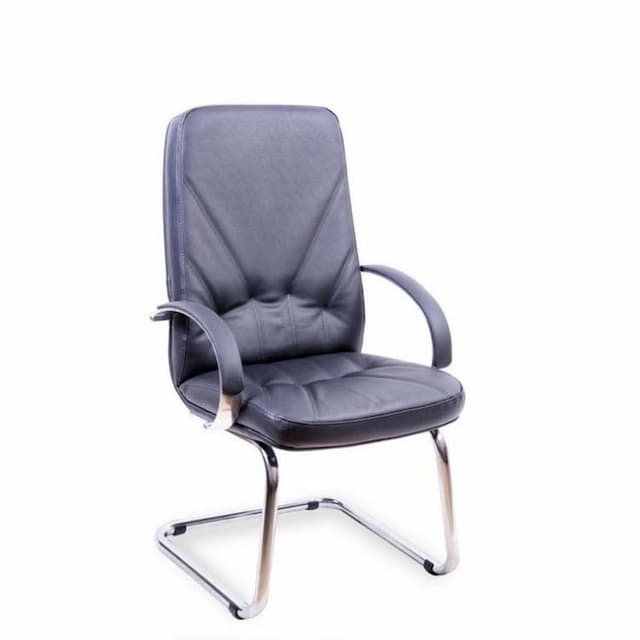 Конферец кресло Мирэй Менеджер хром конференц, кожзам