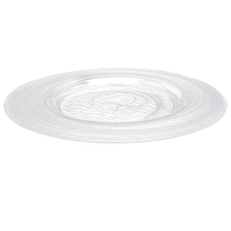 Тарелка ARDACAM Estonia ARD 2462.2 d 28,5 см h 2,5 см (стекло, цвет / декор белый)