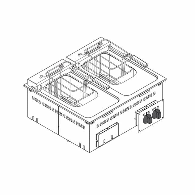 Фритюрница встраиваемая TECNOINOX DFR70ES0 136032
