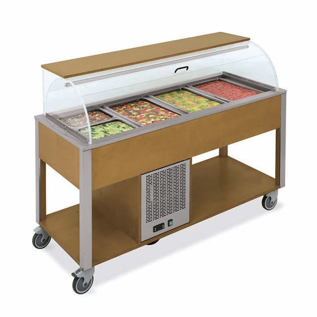 Стол Шведский охлаждаемый MetalCarrelli 6940.4R (дуб)