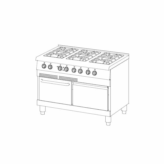 Плита газовая Ascobloc MGH 613