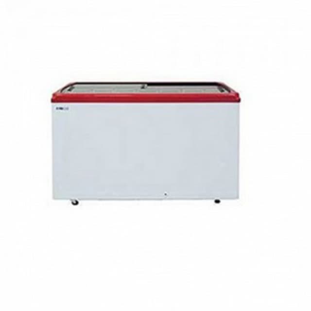 Морозильный ларь с прямым стеклом Italfrost ЛВН 400 П (СF 400 F) (красный)