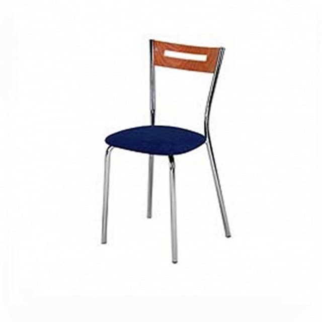 Стул Metalforniture 6001 вишня/хром б/с