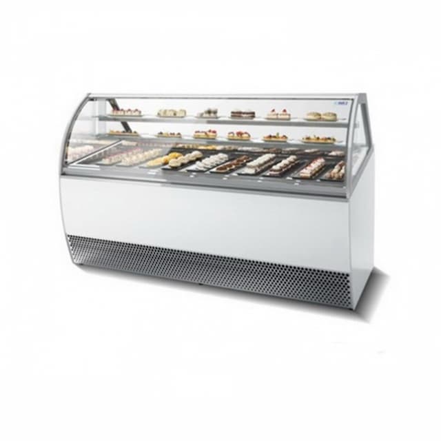 Витрина кондитерская ISA MILLENNIUM PAS LX 170 белая панель