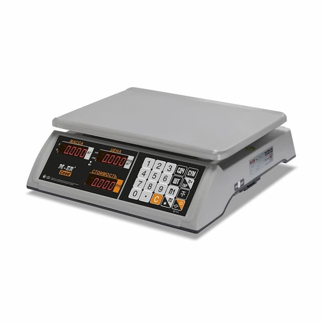 Торговые настольные весы MERTECH M-ER 327 AC-32.5 "Ceed" LED Белые