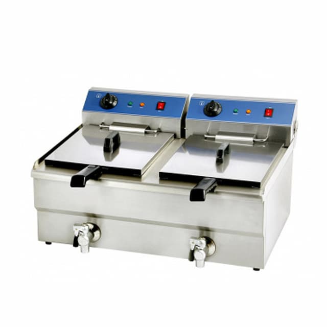 Фритюрница электрическая 2 ванны 16+16 л Kocateq BEF162V