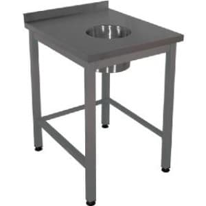 Стол для сбора отходов с бортом СОС-10/6-БО-430