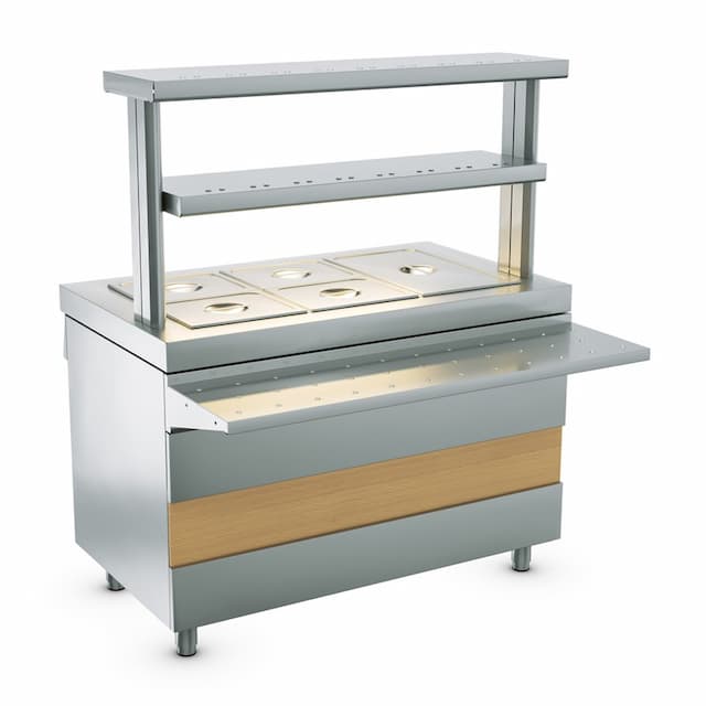 Мармит 2-х блюд парового типа Ривьера